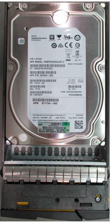 HPE SPS-DRV 6TB HDD SAS 12G (871865-001-RFB) thumbnail