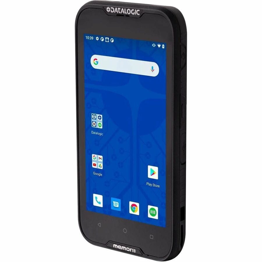 Datalogic Memor 11, 2D, 12.7 cm (5''), GPS, Gun, Camera, USB-C, BT, WLAN, 4G, NFC, Android, kabel (USB), GMS, zwart (944900029) thumbnail