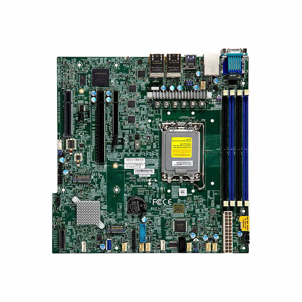 Super Micro Supermicro X13SCH-LN4F Server-Mainboard micro-ATX LGA 1700 Intel C266 DDR5 bis 128 GB (MBD-X13SCH-LN4F-B) (MBD-X13SCH-LN4F-B) thumbnail