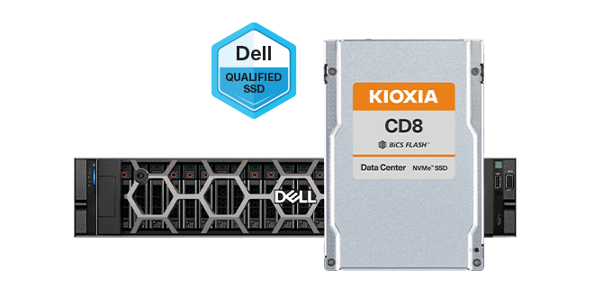 Kioxia CD8P-V KCD8XPUG12T8 12.8TB 3 DWPD PCIe Gen 5.0 x4 16GB/s 3D TLC U.3 NVMe 2.5in Mixed Use SSD in Dell G14 Tray - Comparabl (KCD8XPUG12T8_DELLG14_NB_3) thumbnail