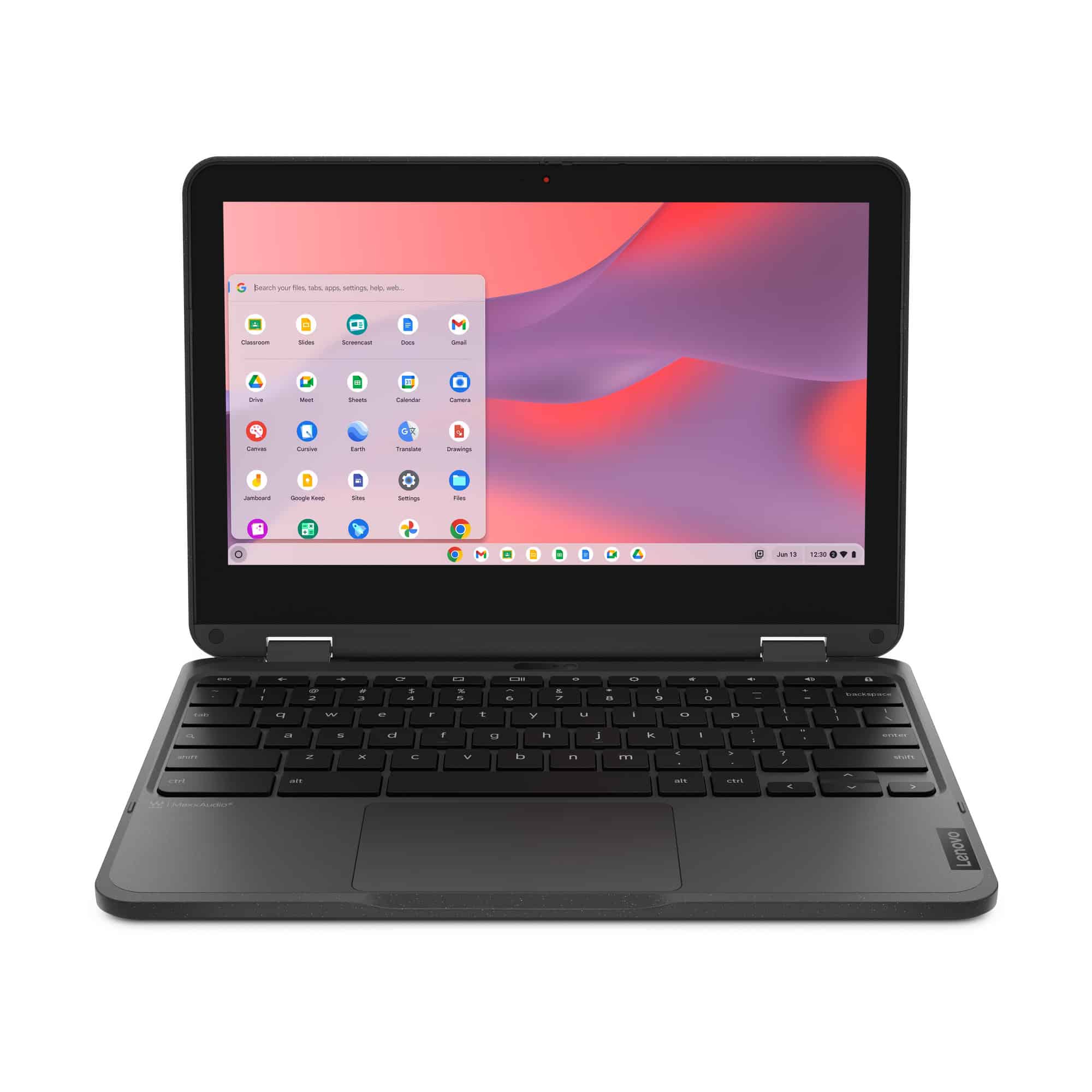 Lenovo 500e Chromebook Gen 4s Intel® N N100 29,5 cm (11.6") Touchscreen HD 8 GB LPDDR5-SDRAM 64 GB eMMC Wi-Fi 6E (802.11ax) ChromeOS Frans Grijs (83L4000KFR) thumbnail