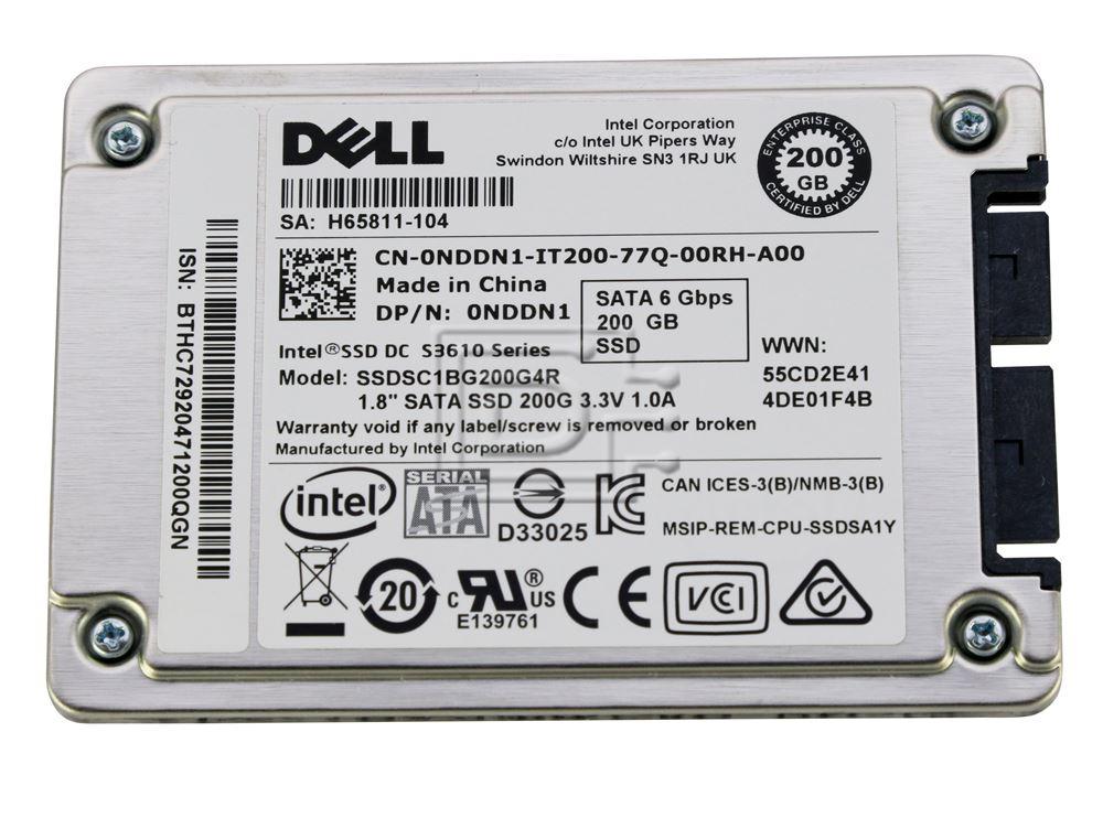 Dell SSD 200GB SATA 6Gbps 1.8 (Y7MDD-RFB) thumbnail