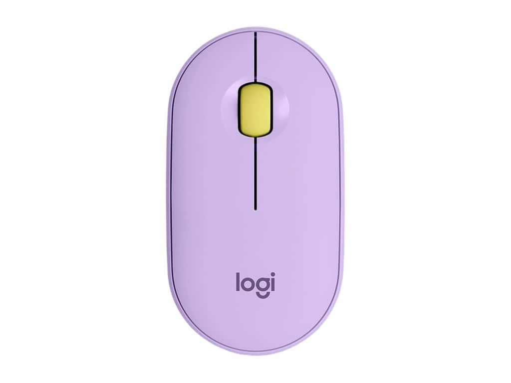 Logitech Pebble M350 Optical Wireless Purple Yellow (910-006752) thumbnail