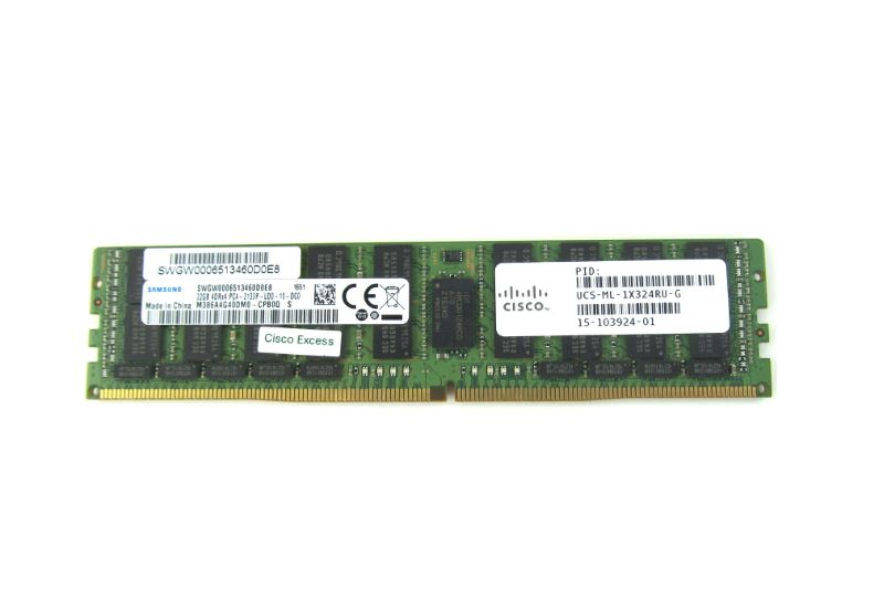 CISCO 32GB (1*32GB) 4RX4 PC4-17000P-L DDR4-2133MHZ LRDIMM (UCS-ML-1X324RU-G) thumbnail