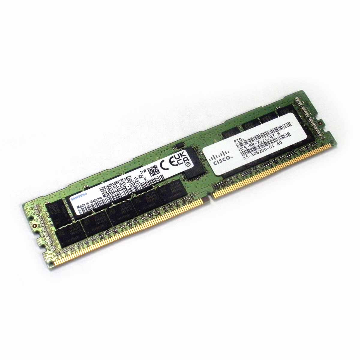 CISCO 32GB (1*32GB) 2RX4 PC4-23400Y-R DDR4-2933MHZ RDIMM (T2) (UCS-MR-X32G2RT-H-T2) thumbnail
