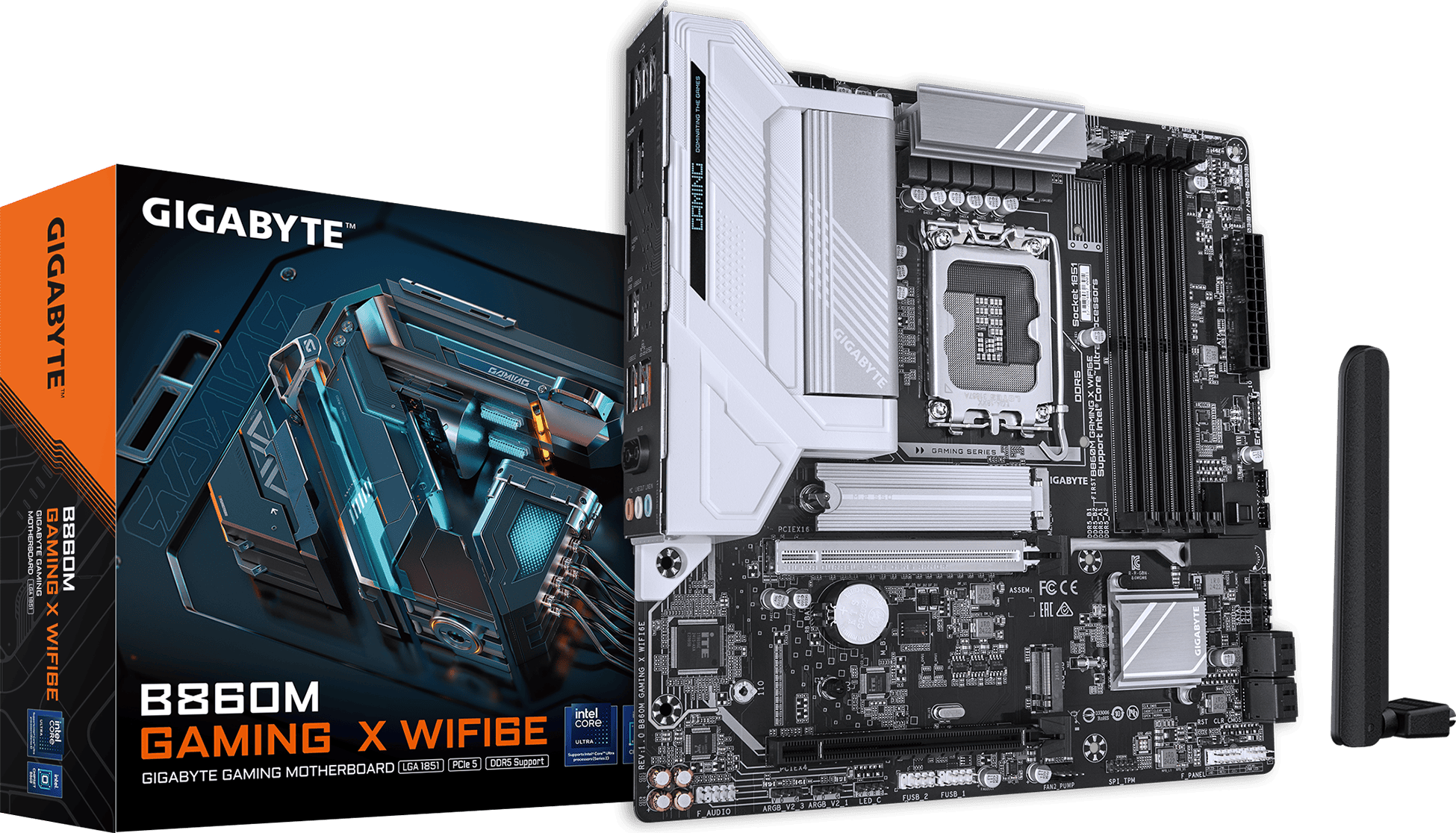 Gigabyte B860 Gaming X WiFi6E Motherboard (Intel LGA 1851) (9MB86GMX6-00-G10) thumbnail