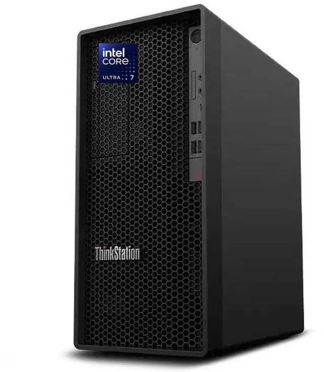 Lenovo ThinkStation P2 Tower 30JQ00B4GE - Intel Core Ultra 7 265, 32GB DDR5 RAM, 512GB SSD, NVidia GeForce RTX 5050 (8GB GDDR6), (30JQ00B4GE) thumbnail