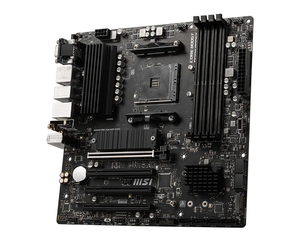 MSI B550M Pro-VDH WIFI Mainboard Sockel AM4 (DS 7C95-001R) thumbnail