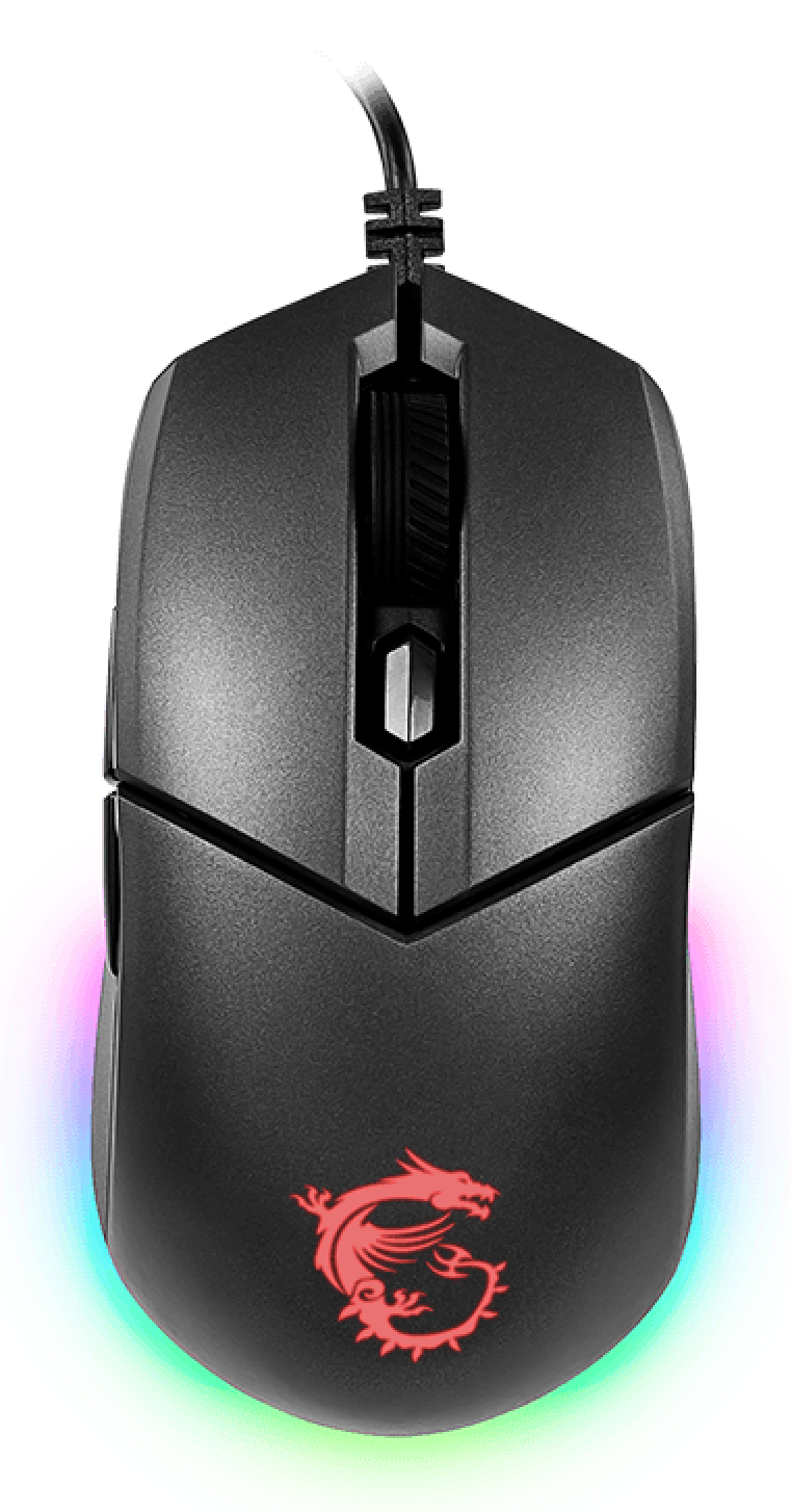 MSI Clutch GM11 muis Gamen Linkshandig USB Type-A Optisch 5000 DPI (S12-0401650-CLA) thumbnail