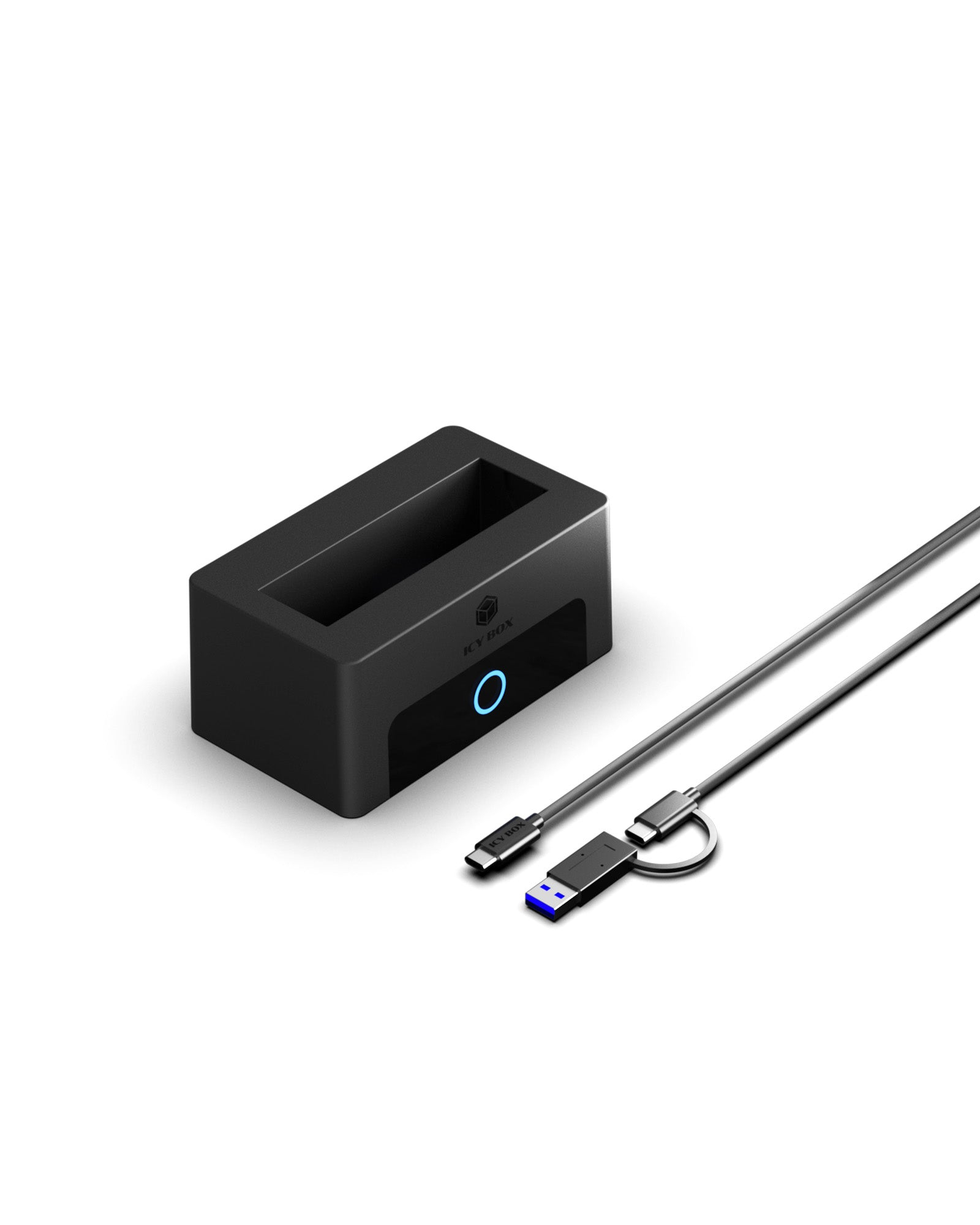 ICY BOX IB-1123M-CU31 USB 3.2 Gen 2 (3.1 Gen 2) Type-C Zwart (IB-1123M-CU31) thumbnail