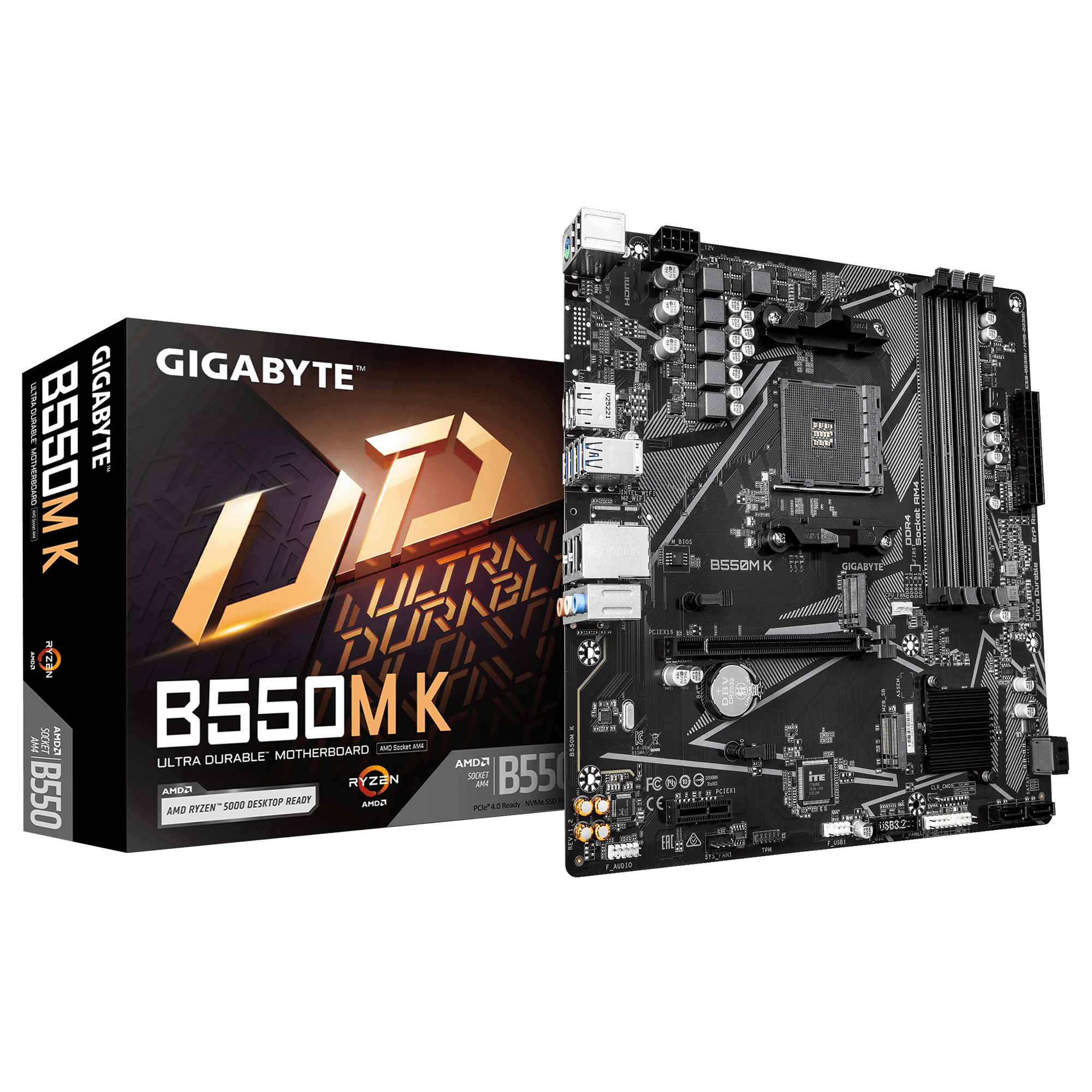 Gigabyte B860M DS3H Motherboard (Intel LGA 1851) Micro ATX (9MB86MDS3-00-G10) thumbnail