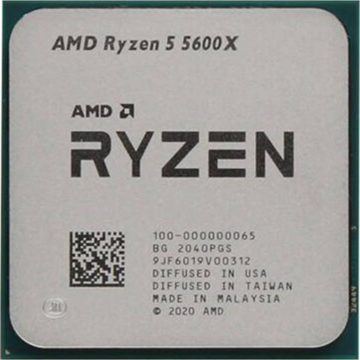 AMD Ryzen 5 5600X - 3.7 GHz - 6 Kerne - 12 Threads - 32 MB Cache-Speicher - Socket AM4 - OEM (100-100000065) (100-100000065) thumbnail