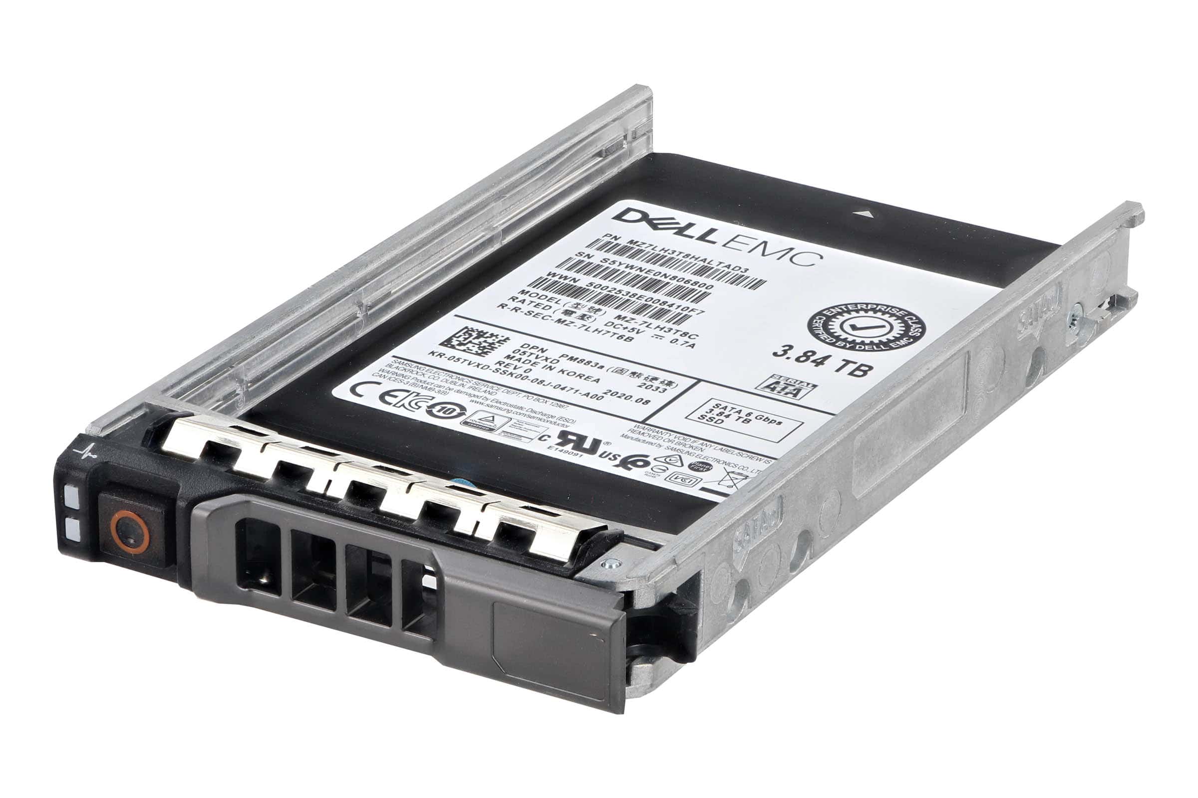 Dell 3.84TB SSD SFF SATA 6G MIX (64D9V-RFB) thumbnail