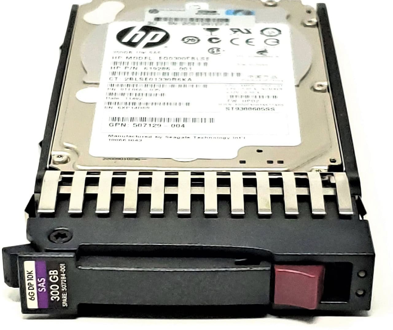 HP HD 300G SAS 2.5 10k DP 6G (641552-001-RFB) thumbnail