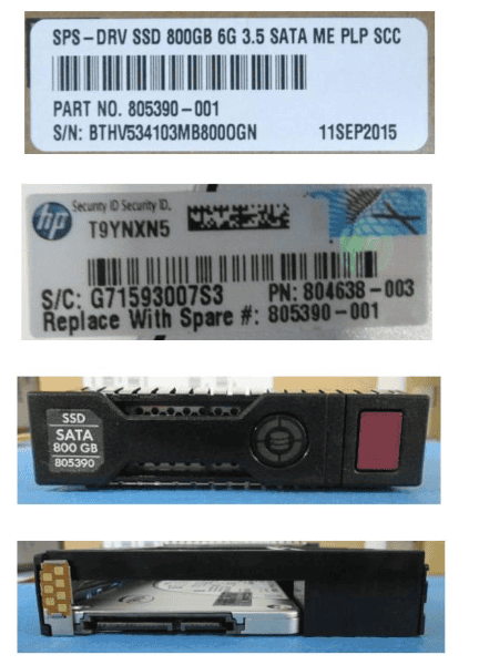 HP 800GB LFF SATA SSD SCC RI PLP (805375-001-RFB) thumbnail