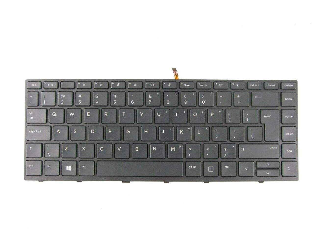 HP SPS-KEYBOARD DEG ISK TP+HT BL INTL (P84711-B31) thumbnail