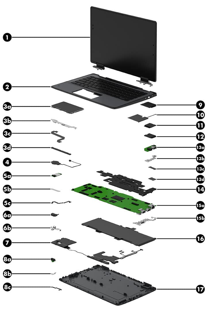 HP SPS-KEYBOARD GLS BL PVCY SE/FI (P86841-B71) thumbnail