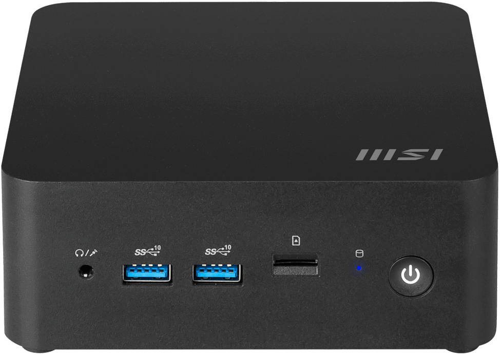 MSI Cubi NUC AI 1UMG-071DE Mini-PC Intel Core 5 125H, Intel Arc Grafik, 16 GB DDR5 RAM, 512 GB M.2 SSD, WIFI6E, BT 5.3, Windows  (00B20911-071) thumbnail