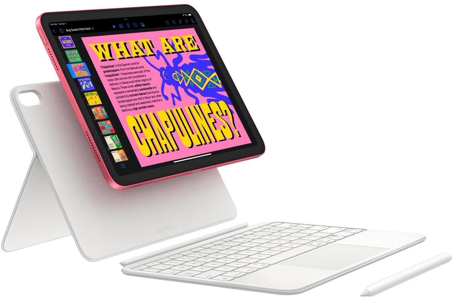 Apple iPad (11) Wi-Fi 256 GB silber + @keycase Smart für das Apple iPad A16 (2025, 11) (MD4G4TY/A_AT-377) thumbnail