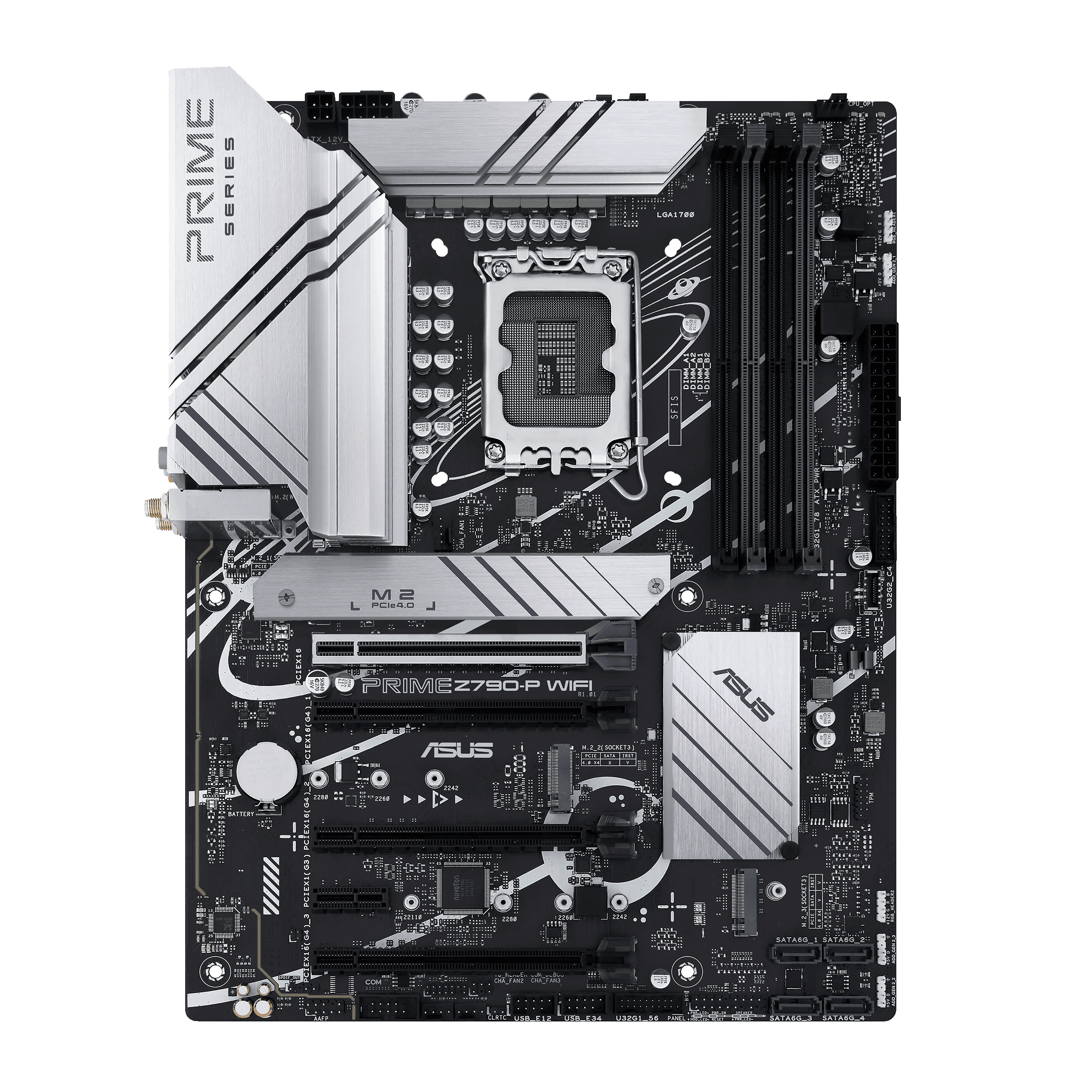 ASUS Motherboard Z790 A1700 ATX DDR5 Memory Memory Slots 4 (PRIMEZ790-PWIFI) thumbnail