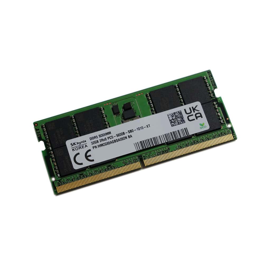 HYNIX 32GB (1*32GB) 2RX8 PC5-44800B-S DDR5-5600MHZ SODIMM (HMCG88AGBSA095N) thumbnail