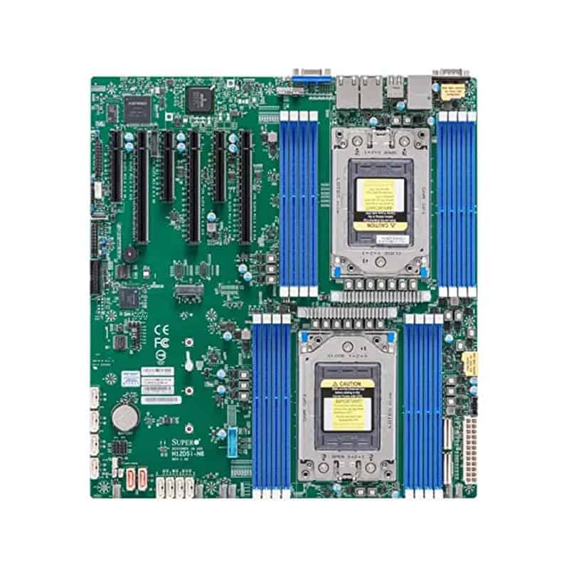 Super Micro SUPERMICRO H12DSi-N6 - Motherboard - Erweitertes ATX - Socket SP3 - 2 Unterstützte CPUs - USB3.0 - 2 x Gigabit LAN - (MBD-H12DSI-N6-B) thumbnail