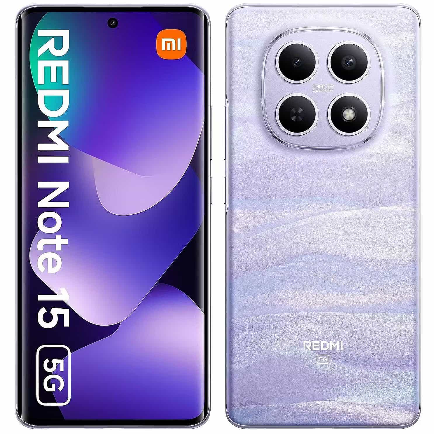 Xiaomi Redmi Note 15 5G 6/128GB Violett 6,67 AMOLED 108MP 5520mAh IP65 5G (71161) thumbnail
