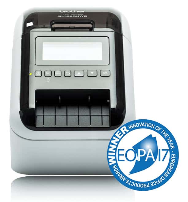 Brother QL-820NWBC labelprinter Direct thermisch Kleur 300 x 300 DPI 176 mm/sec Bedraad en draadloos Ethernet LAN DK Wifi Bluetooth (QL-820NWBC) thumbnail