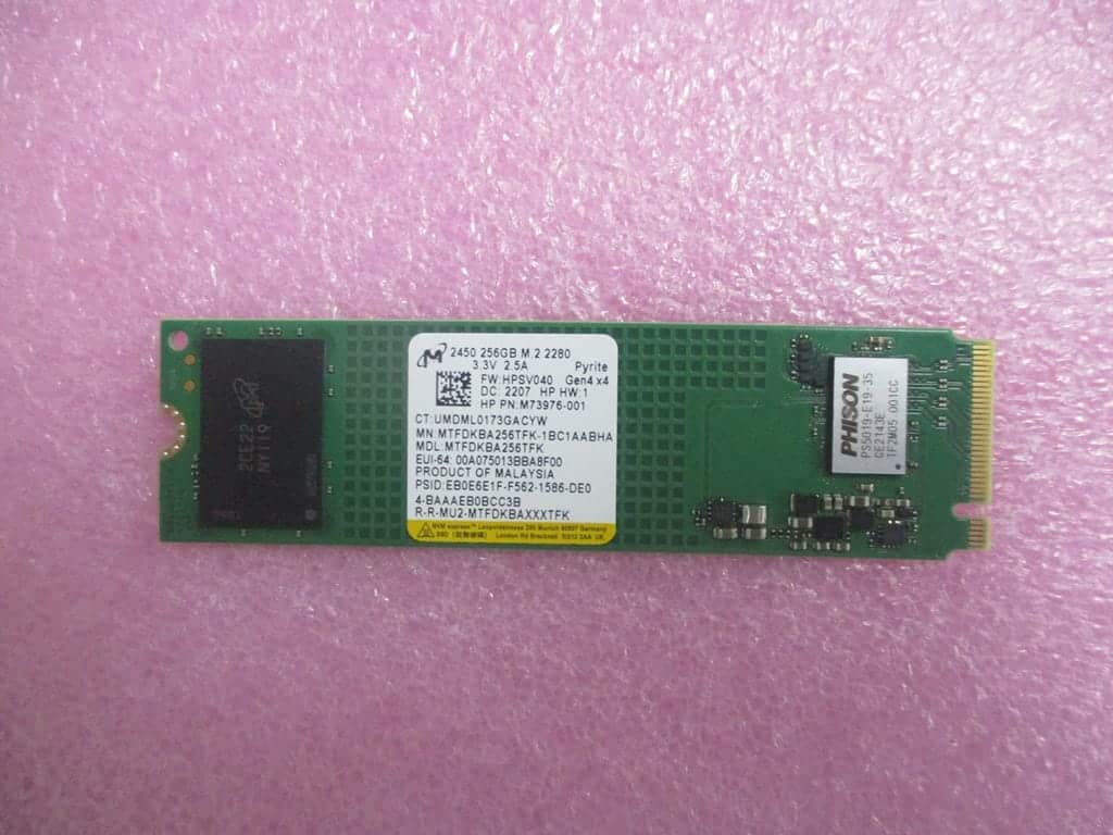 HPE 256GB M.2 2280 PCIE 4X4 NVME SSD (N09760-401) thumbnail