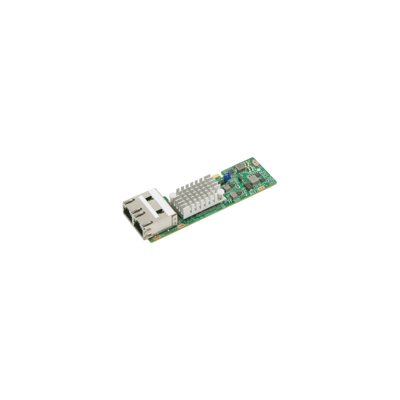 Super Micro Supermicro Micro-LP NIC Network Card Dual-Port RJ-45 10 Gbit LP AOC-CTGS-I2T-O (AOC-CTGS-I2T-O) thumbnail