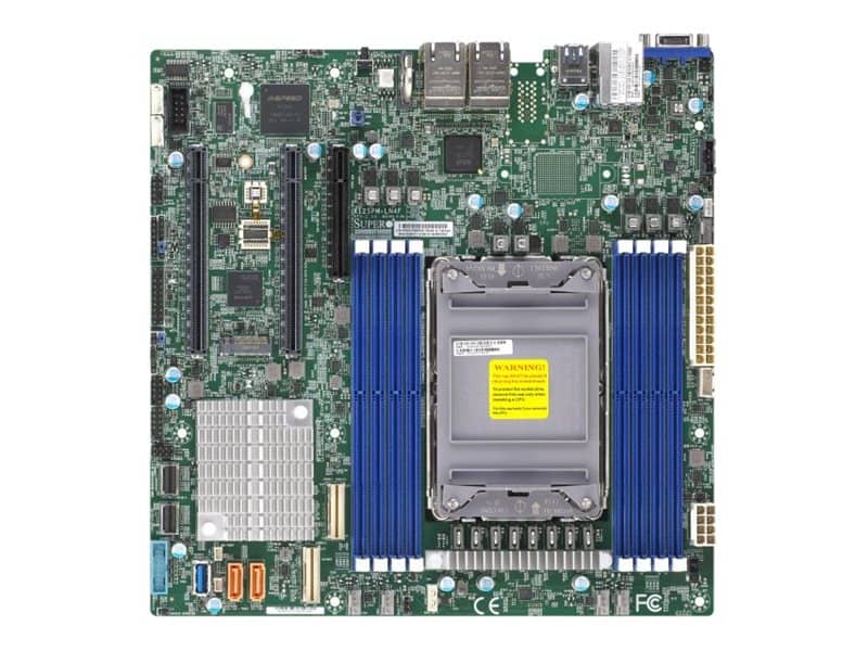 Super Micro SUPERMICRO X12SPL-LN4F - Motherboard - ATX - LGA4189-Sockel - C621A Chipsatz - USB 3.2 Gen 1 - 4 x Gigabit LAN - Onb (MBD-X12SPL-LN4F-B) thumbnail