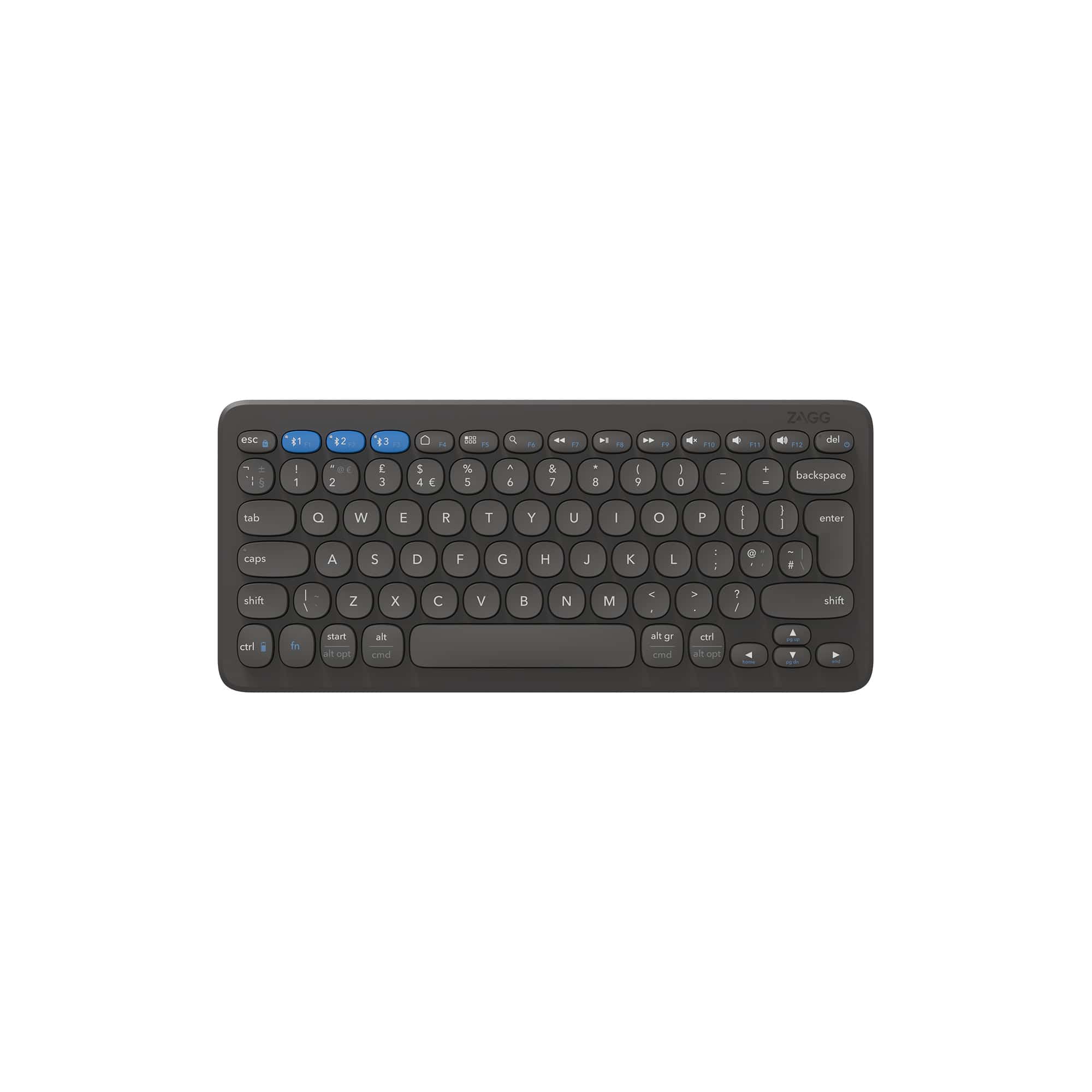 ZAGG Pro Keyboard 12 toetsenbord Universeel Bluetooth QWERTY Scandinavisch Zwart (103211033) thumbnail