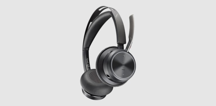 HP Poly Voyager Focus 2 Microsoft Teams Certified with charge stand Headset (77Y87AA#ABB) thumbnail
