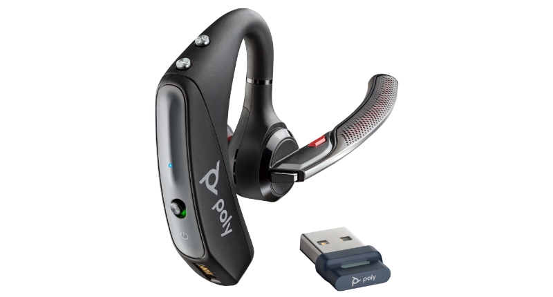 HP Poly Voyager 5200 UC USB-A Headset +BT600 Dongle TAA (7K2E1AA) thumbnail