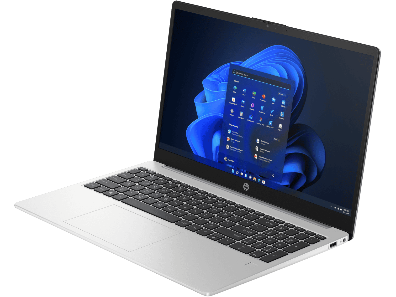 HP 250 G10 - zakelijke laptop - 15.6 FHD – i3-1315U  - 8GB - 512GB - W11P - Turbo silver 85C52EA#ABB SB (85C52EA#ABB SB) thumbnail