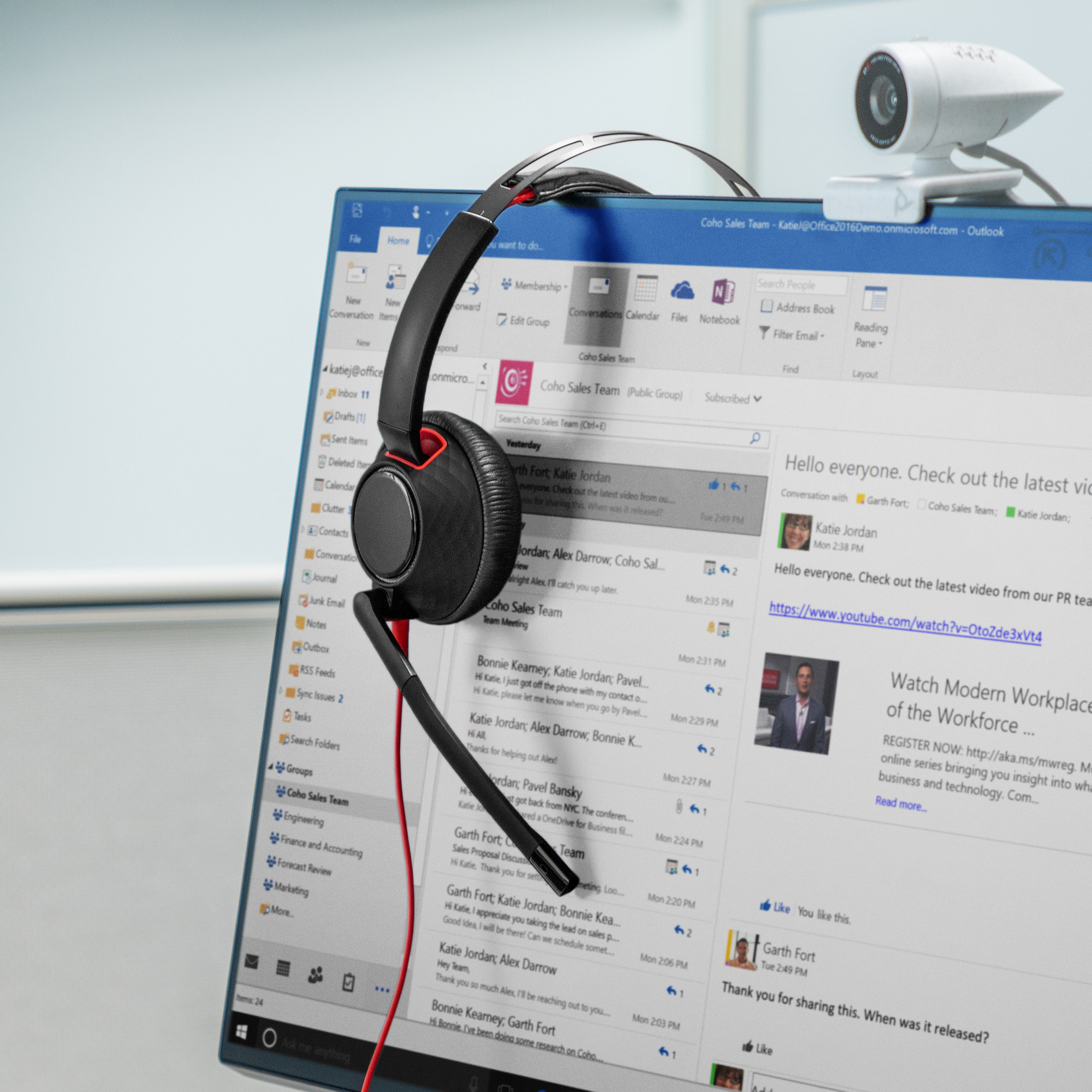 HP Poly Blackwire 5220 stereo USB-C-headset + 3,5 mm stekker + USB-C/A-adapter (bulk) (8X231A6#ABB) thumbnail