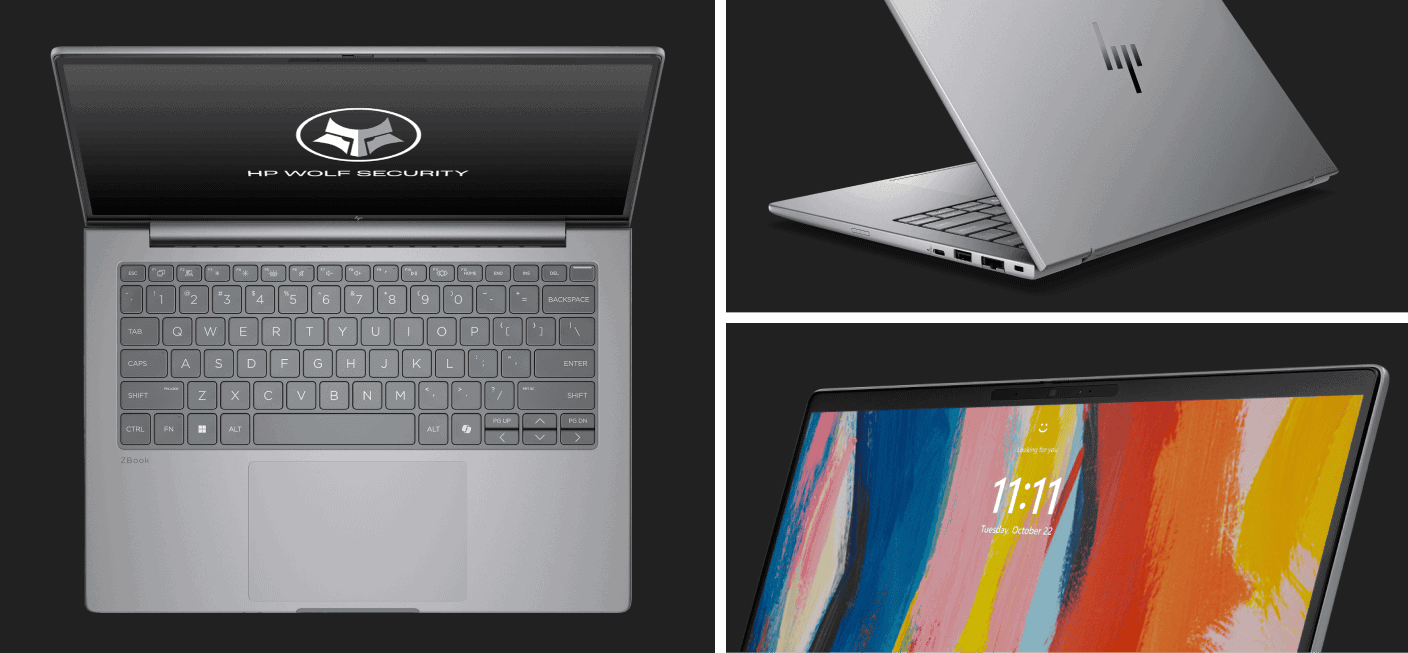 HP ZBook 8 G1i AI 14&quot, U7-255H 32GB 1TB RTX500 4GB BL W11P 3Y (A3ZU8ET#ABB) thumbnail