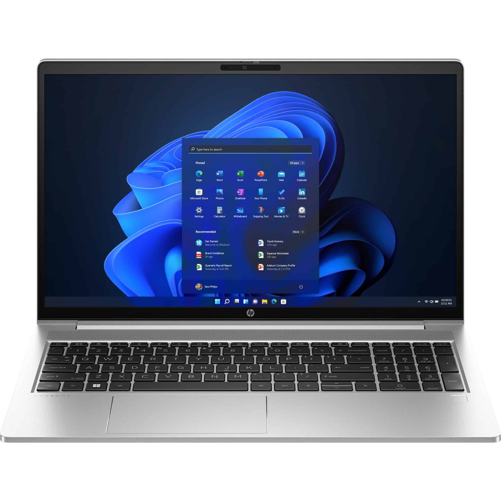 HP ProBook 450 G10 Intel® Core™ i5 i5-1334U Laptop 39,6 cm (15.6") Full HD 16 GB DDR4-SDRAM 512 GB SSD Wi-Fi 6E (802.11ax) Windows 11 Pro Zilver (AL0A7AT#ABH) thumbnail