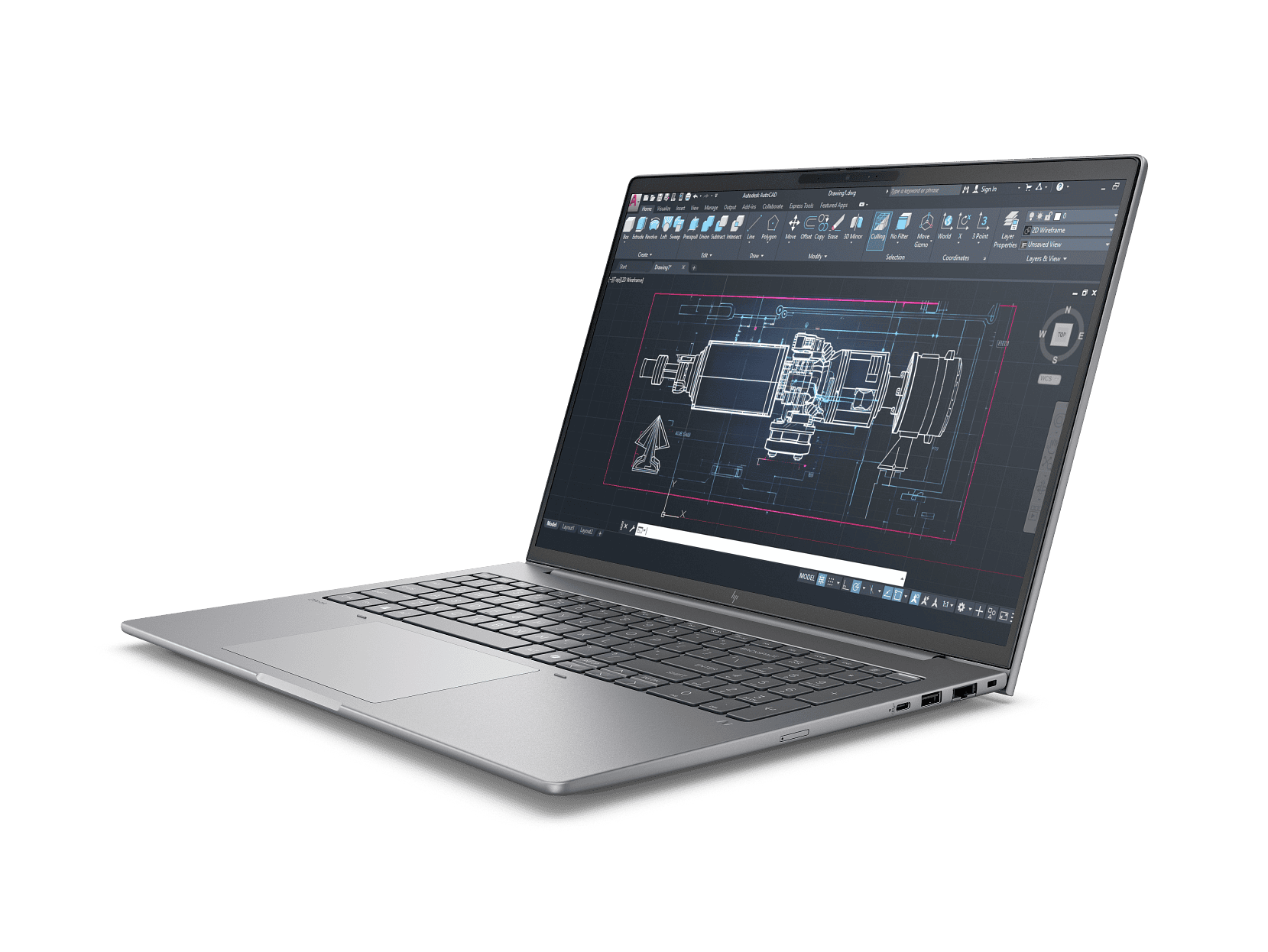HP Zbook 8 G1i - 16 Inch - U7-255H - 32GB - 1TB - RTX500 - 5G - W11P - 1y (B72VVET#ABB) thumbnail
