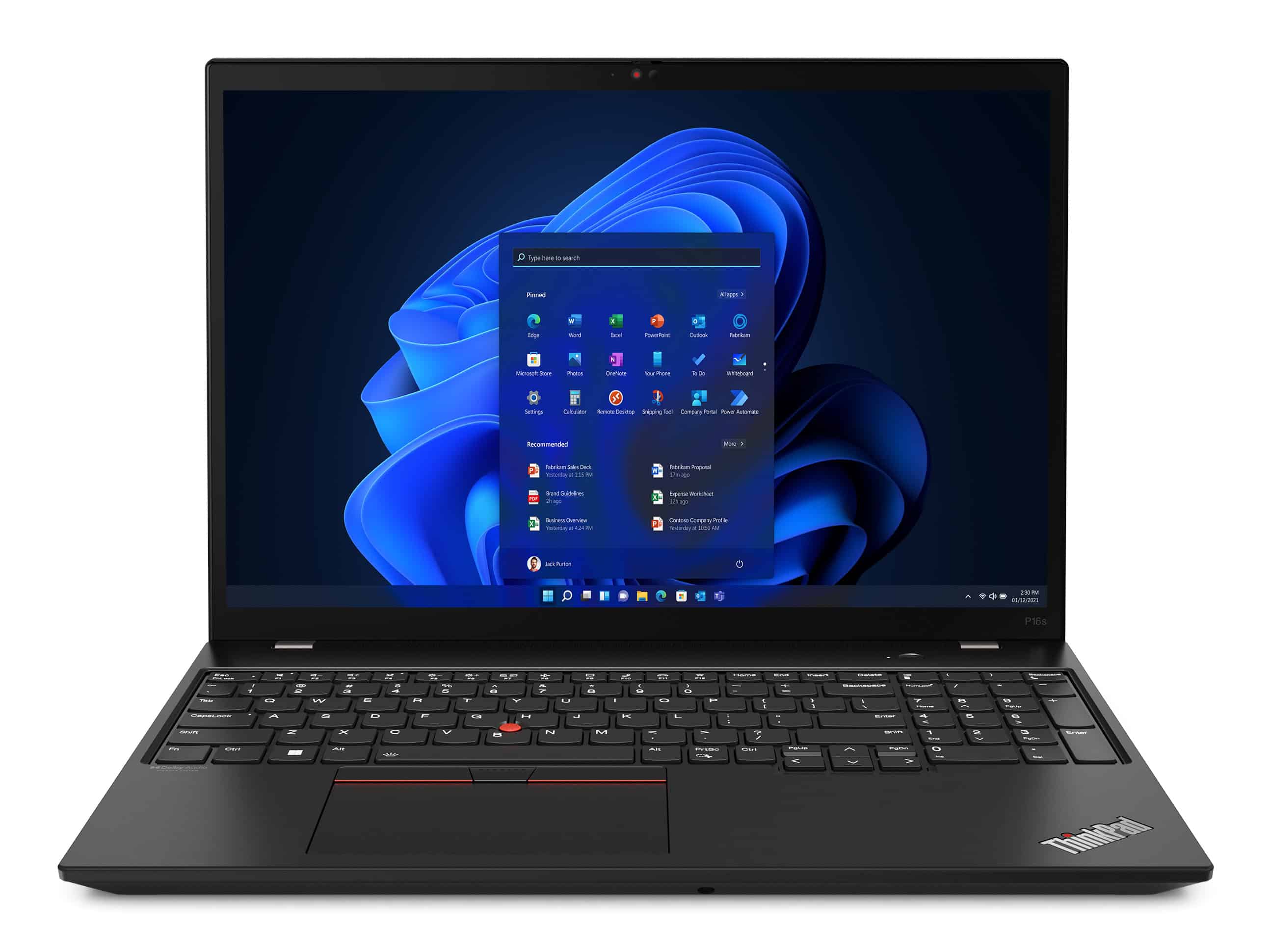 Lenovo ThinkPad P16s Gen 2 (AMD) AMD Ryzen™ 7 PRO 7840U Mobiel werkstation 40,6 cm (16") Touchscreen WUXGA 32 GB LPDDR5x-SDRAM 1 TB SSD Wi-Fi 6E (802.11ax) Windows 11 Pro Engels Zwart (21K90003MH) thumbnail