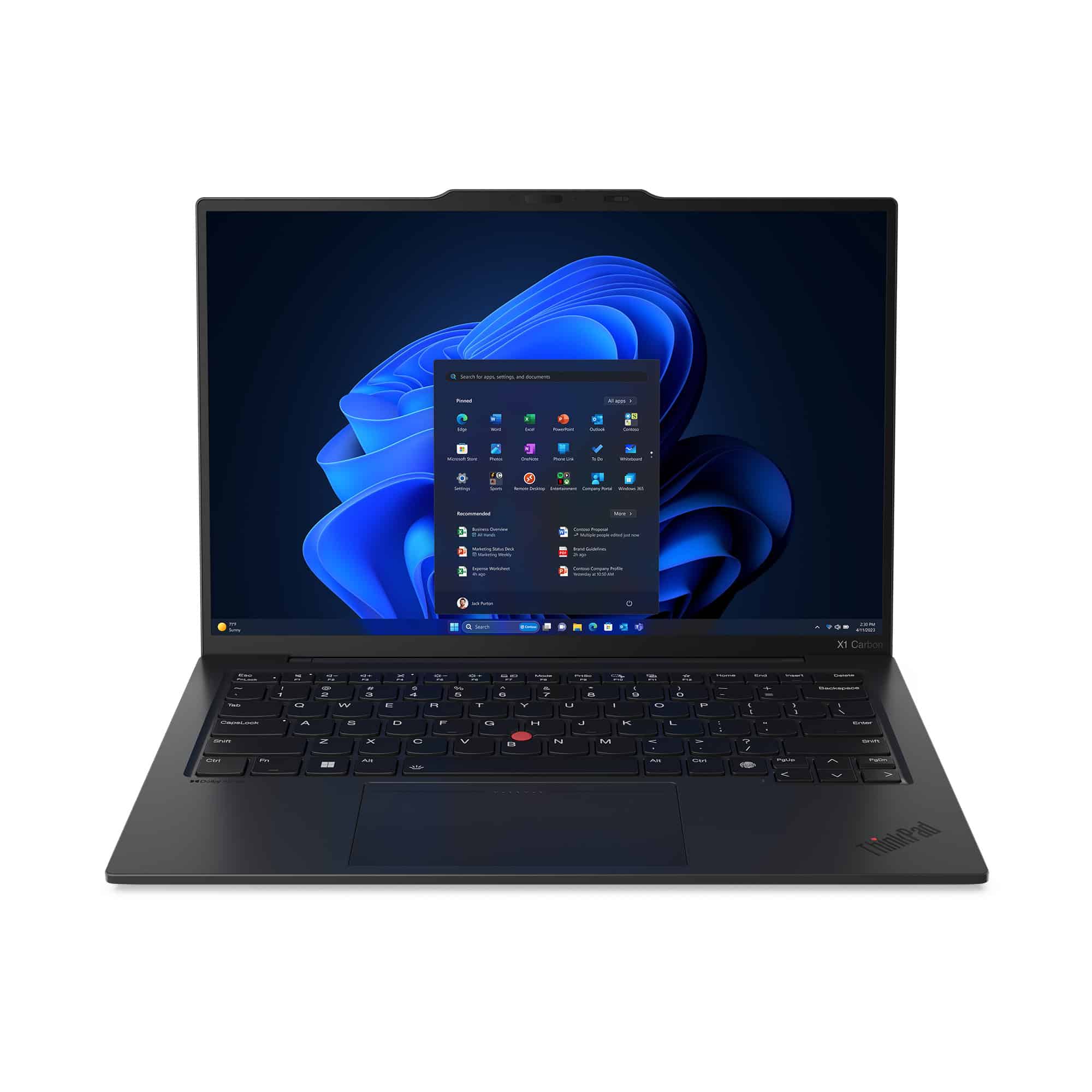 Lenovo ThinkPad X1 Carbon Gen 12 Intel Core Ultra 7 155U Laptop 35,6 cm (14") WUXGA 32 GB LPDDR5x-SDRAM 1 TB SSD Wi-Fi 6E (802.11ax) Windows 11 Pro Engels Zwart (21KC004TMH) thumbnail
