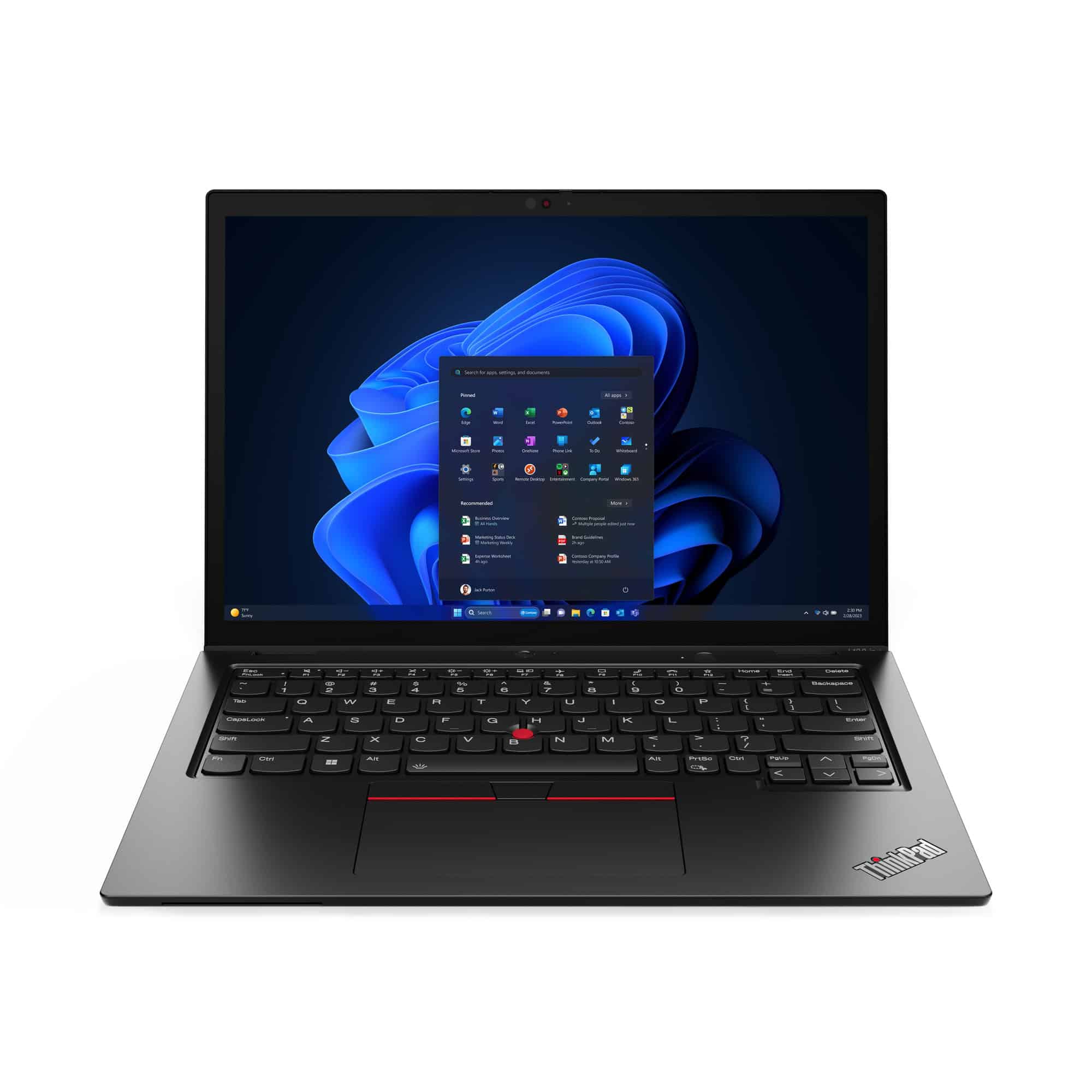 Lenovo ThinkPad L13 2-in-1 Gen 5 (Intel) Intel Core Ultra 5 125U Hybride (2-in-1) 33,8 cm (13.3") Touchscreen WUXGA 16 GB LPDDR5-SDRAM 512 GB SSD Wi-Fi 6E (802.11ax) Windows 11 Pro Engels Zwart (21LM001JMH) thumbnail