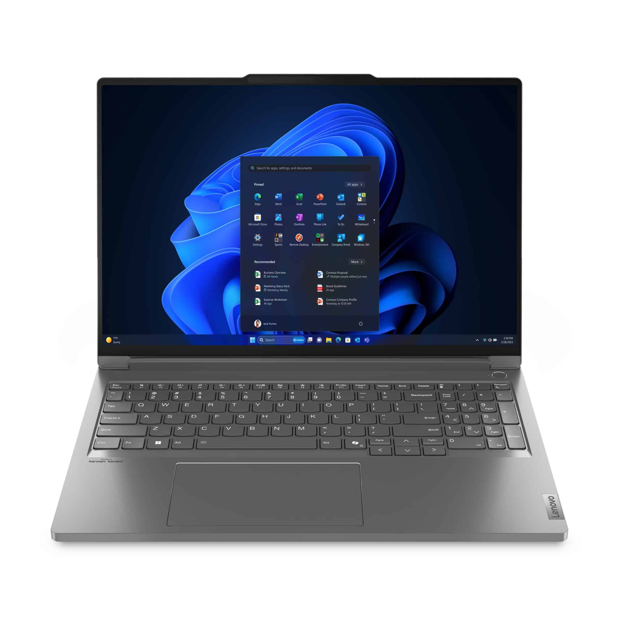 Lenovo ThinkBook 16p G5 IRX Intel® Core™ i7 i7-14650HX Laptop 40,6 cm (16") WQXGA 16 GB DDR5-SDRAM 512 GB SSD NVIDIA GeForce RTX 4060 Wi-Fi 6E (802.11ax) Windows 11 Pro Engels Grijs (21N50017MH) thumbnail