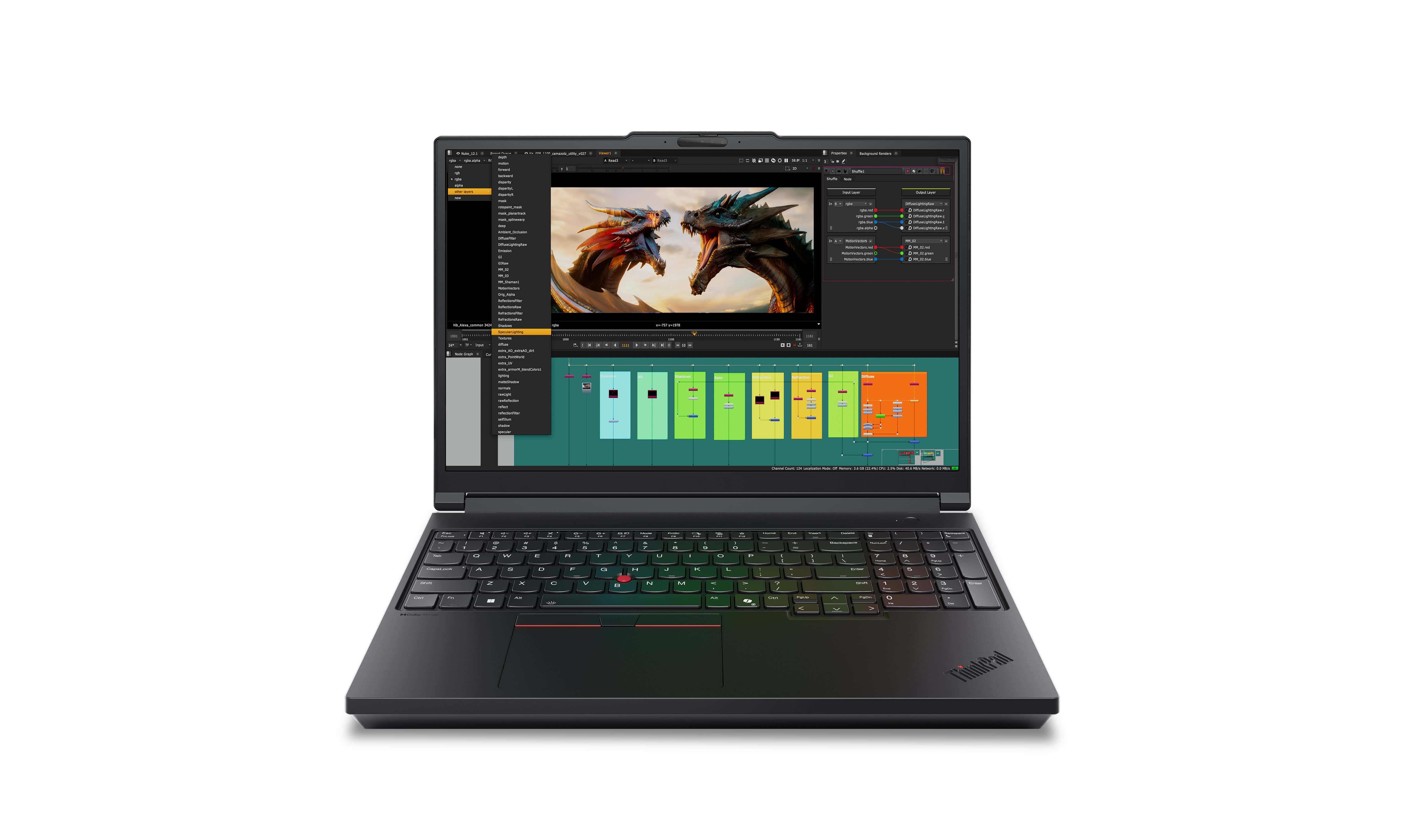 Lenovo ThinkPad P16 Gen 3 Intel Core Ultra 9 275HX Mobiel werkstation 40,6 cm (16") WQUXGA 64 GB DDR5-SDRAM 1 TB SSD NVIDIA RTX PRO 4000 Blackwell Wi-Fi 7 (802.11be) Windows 11 Pro Engels Zwart (21RQ000PMH) thumbnail