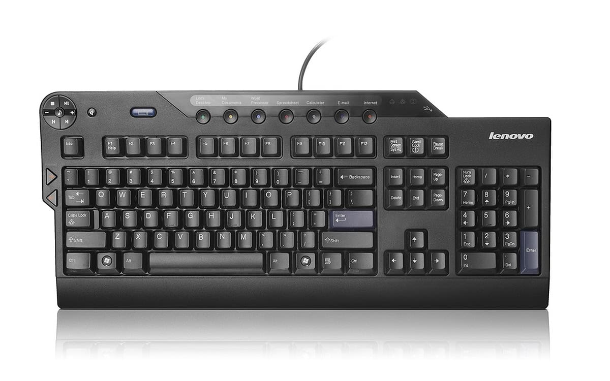 Lenovo 73P2656 toetsenbord USB QWERTY Engels Zwart (73P2656) thumbnail