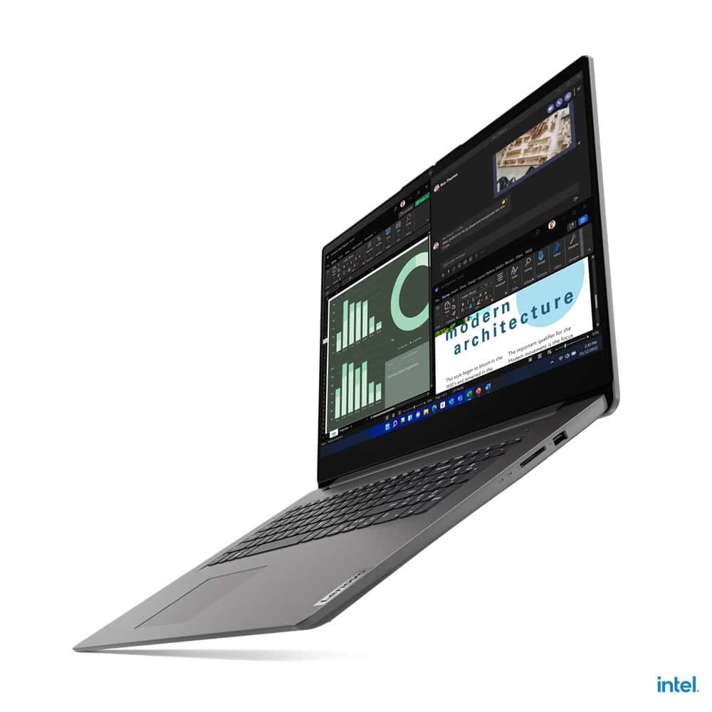 Lenovo V17 G4 IRU Intel® Core™ i5 i5-1335U Laptop 43,9 cm (17.3") Full HD 16 GB DDR4-SDRAM 256 GB SSD Wi-Fi 6 (802.11ax) Windows 11 Pro Engels Grijs (83A2000VMH) thumbnail