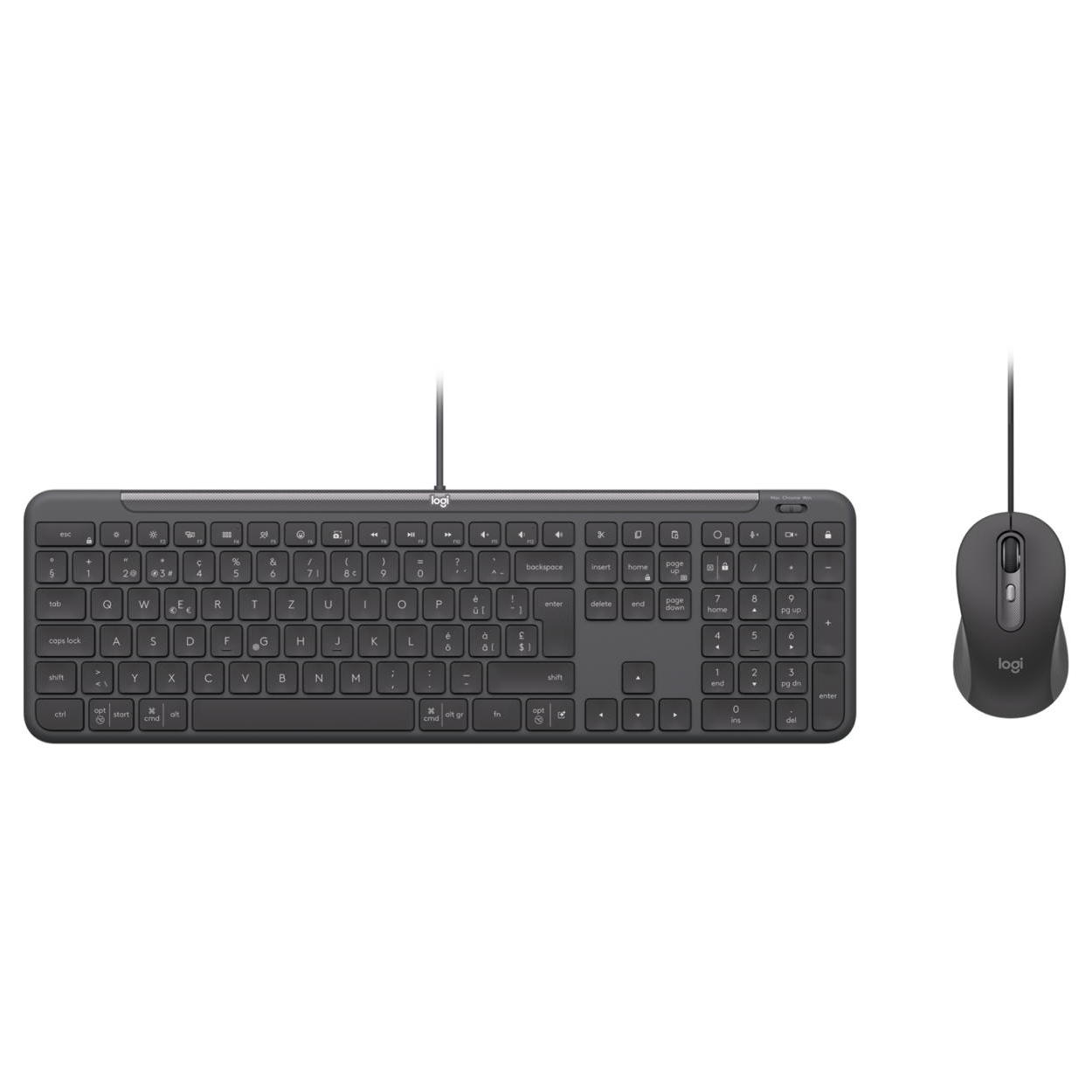 Logitech Wired Combo MK620 for Business - Graphite - CH (920-013342) thumbnail