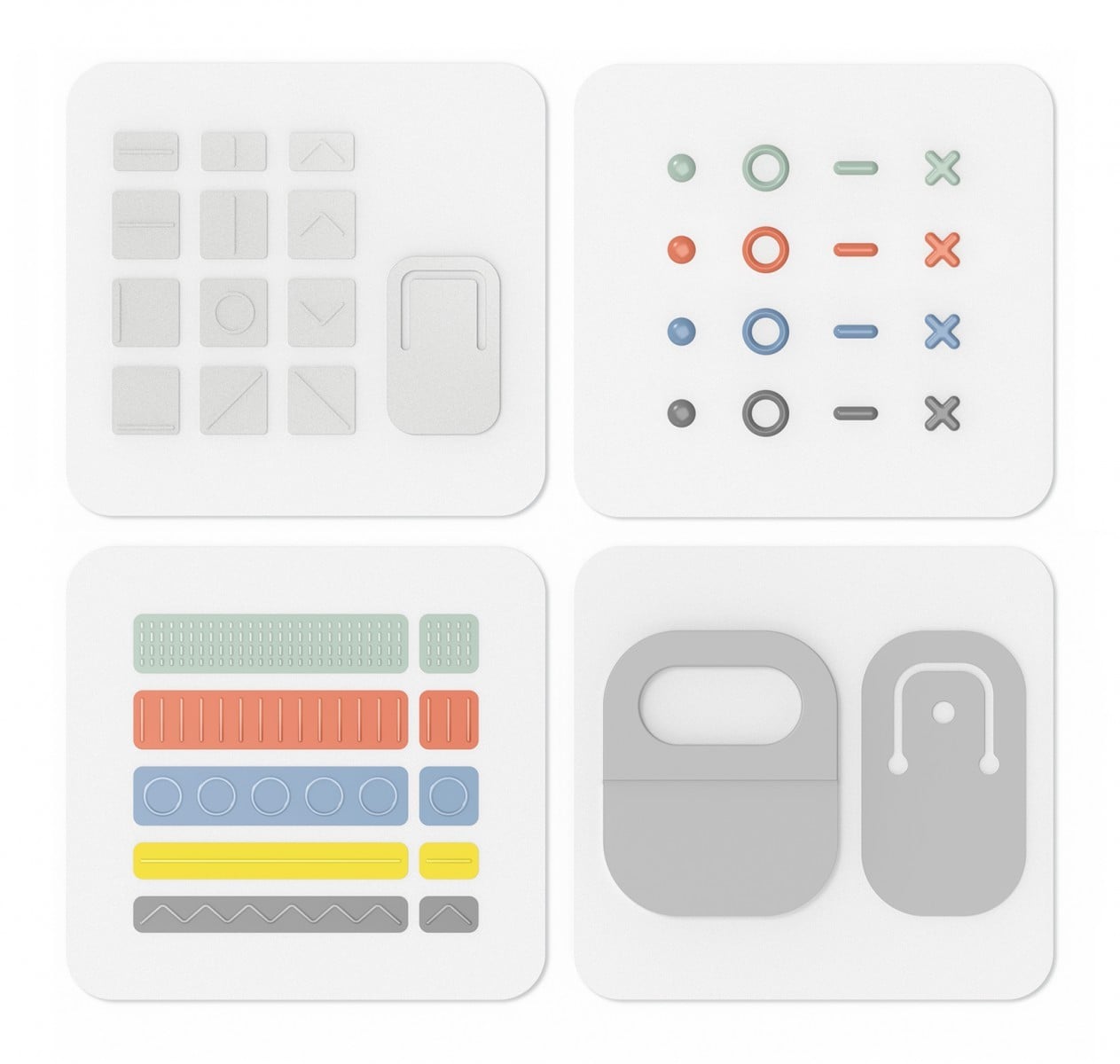 Microsoft Surface - Adaptive Kit self-adhesive label - Multicolour - 33 pc – I8X-00004 (I8X-00004) thumbnail