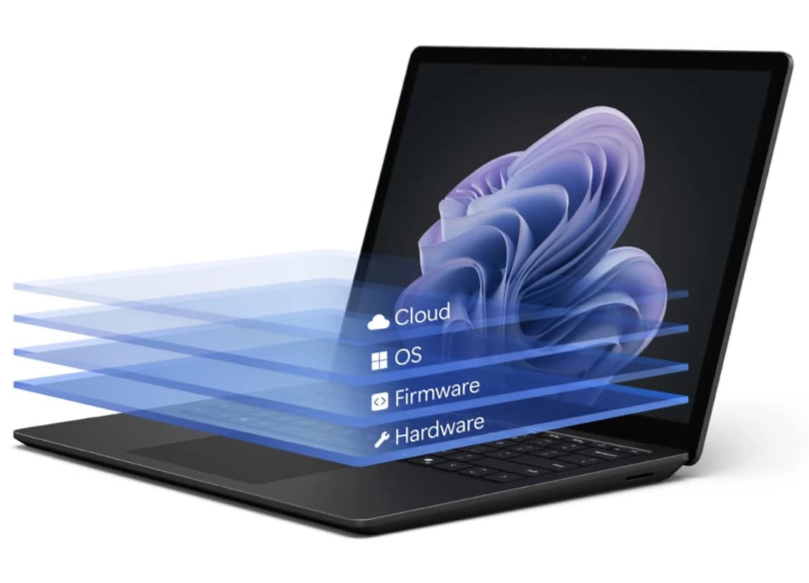 Microsoft Surface Laptop 6 - zakelijke laptop - 15&quot, Touch - Ultra 7 165H - 32GB - 512GB W11P - PLATINUM - ZLT-00034 (ZLT-00034) thumbnail