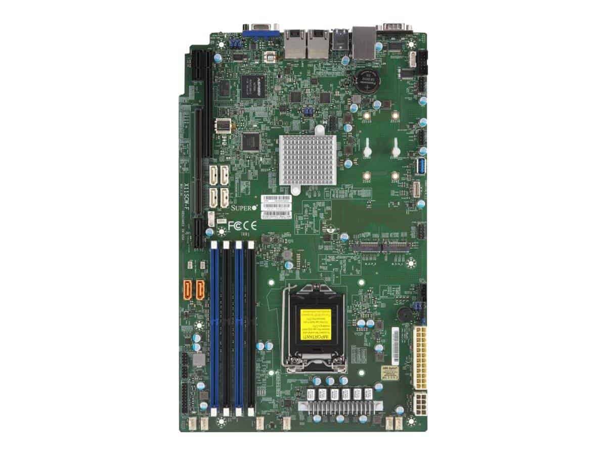 Super Micro Supermicro X11SCW-F Motherboard LGA1151 Socket C246 USB 3.1 Gen 1 USB 3.1 Gen 2 2 X Gigabit LAN (MBD-X11SCW-F-O) thumbnail